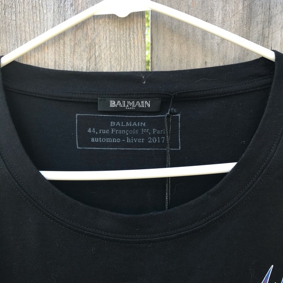 BALMAIN 🔥Unisex Graphic Tee Shirt NEW - Picture 5 of 11